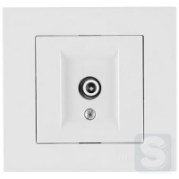 Розетка TV проходная Arvia Electric KAREN Белый (20 01 1000 272)